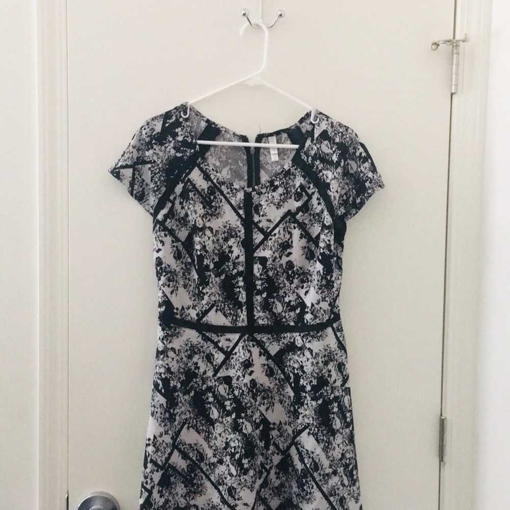 Floral abstract dress